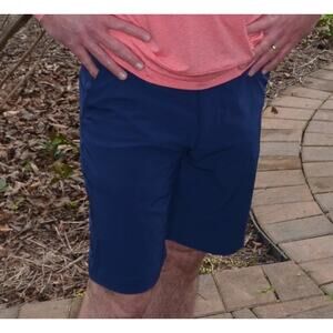 Bald Head Blue's Men's 34 Medieval Blue Performance Golf 8.5" Inseam Shorts